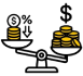 Competitive Fees icons